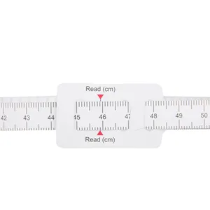 Deluxe quality head circumference measuring tape PVC nonflexible washable non-tearable reusable tapes