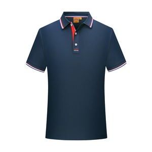 Logo personnalisé pour hommes multicolore séchage rapide pour polos décontracté travail et sport équipe golf solide motif T-shirt pour hommes - Product Image 5