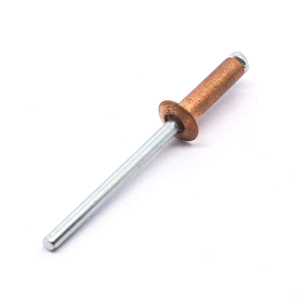 Rivet aveugle à tête ouverte en laiton et cuivre - Product Image 1