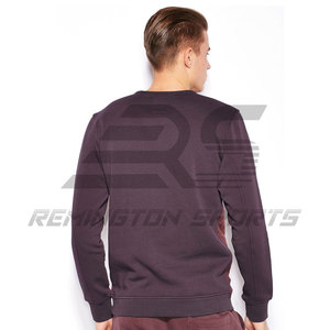 Precio bajo de fábrica Sudadera acolchada personalizada Sudaderas de cuello redondo de algodón Jersey unisex Sudadera acolchada de cuello redondo - Product Image 4