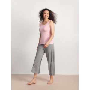 เสื้อกล้ามถักลายริบจากใยไผ่สำหรับผู้หญิง เสื้อผ้าลำลอง เสื้อชุดนอนเทนเซลโมดอล เสื้อใส่พักผ่อน ขายส่ง - Product Image 1