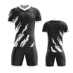 Camiseta de Entrenamiento de Fútbol Unisex 2025, Nuevo Diseño, Tejido de Panal Sólido, Transpirable, de Secado Rápido, Cuello en V, Manga Corta, 100% Poliéster - Product Image 1
