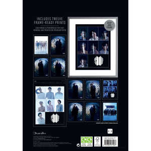 Calendario de Escritorio y Mesa DIN A3 Edición Deluxe BTS 2024, con Marco para Fotos y Diseño Elegante - Product Image 1