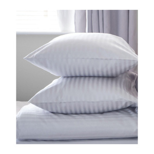 High Quality Bedding Set 100% Turkish Striped Cotton <b>Satin</b> Hotel Textile White 4 Pcs Duvet Cover Bed Sheet <b>Pillow</b> <b>case</b> - Product Image 2