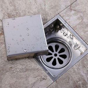 Los drenadores de ducha cuadrados modernos de acero inoxidable disponibles complementan al por mayor diseños de baño contemporáneos estética elegante - Product Image 1