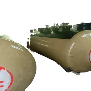 Tanque de aceite de doble capa SF con soldadura automática, material estándar nacional, tanque de aceite de almacenamiento subterráneo de doble capa para gas