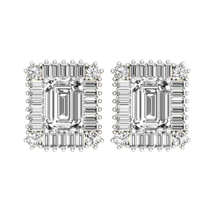 Pendientes Clásicos de Diamantes Cultivados en Laboratorio con Corte Baguette, Claridad VS1, Oro Amarillo y Blanco de 9K, Certificados por IGI, 3.08 Quilates, Joyería para Mujer - Product Image 5