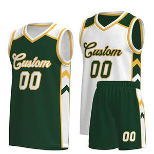 2025 Conjunto de camiseta y pantalones cortos de baloncesto sublimados personalizados para hombres Impreso OEM Uniforme deportivo Gymwear Fabricante - Product Image 1