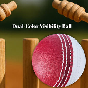 Ballon de cricket professionnel de qualité supérieure, 4 pièces, double couture, en caoutchouc, couleurs personnalisées, logo, construction de haute qualité pour les matchs sportifs - Product Image 6