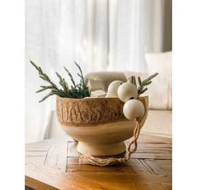 Luxurious Design <b>Wooden</b> <b>Salad</b> <b>Bowl</b> Round Shape Luxury Pedestal <b>Bowl</b> Best Quality Tabletop Handmade Serving <b>Bowl</b> at Best Prices - Product Image 6