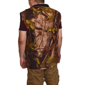 Gilet d'été Upland Orange Blaze Camo Imprimé Motif Imperméable Respirant Antistatique Unisexe Pêche Chasse en plein air Coupe-vent - Product Image 4