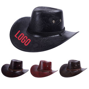 Sombrero Vaquero Occidental con Logotipo Personalizado |   Sombrero Vaquero Premium para Hombre y Mujer |   Sombrero Unisex para Viajes al Aire Libre, Todas las Temporadas, OEM/ODM, al por Mayor - Product Image 1