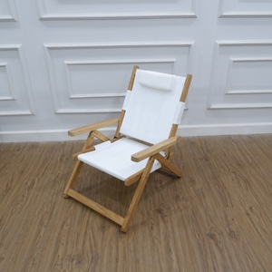 Teak Folding Beach <b>Chair</b> <b>Fishing</b> <b>Chair</b> for Outdoor Furniture - Product Image 1