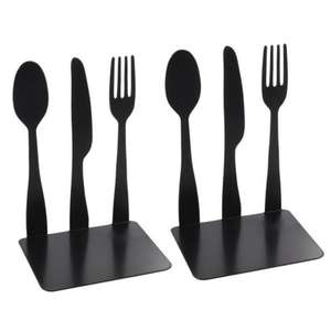 Sujetalibros de metal de primera calidad con un diseño moderno, perfecto para agregar estilo y organización a cualquier estantería - Product Image 2