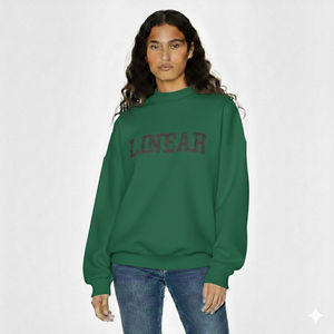 เสื้อสเวตเชิ้ตคอเต่าทรงโอเวอร์ไซส์ Urban Legacy รุ่น Prime Comfort คอสูง แบรนด์ Horizon Street บริการ OEM - Product Image 1