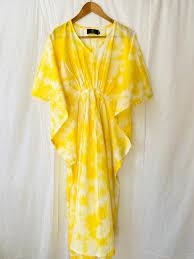 Robe d'été bohème en coton biologique, longueur genou, manches bouffantes, broderie en organza, silhouette plage, grande taille, blanc et bleu - Product Image 2