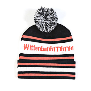 Gorro de Punto de Lana Merino Suave y Cálido de Invierno de Alta Calidad Personalizado 2026, Gorro de Punto Grueso con Etiqueta de Cuero, Gorro Unisex - Product Image 3