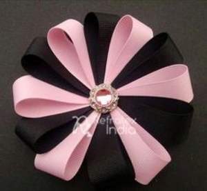 High Quality Material handmade Ribbon Bow and Flowers Bulk Supplier And Manufacture By Refratex India Made in India - Product Image 6