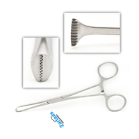 Fórceps de tejido Allis-Adair de acero inoxidable de alta calidad 9x10 dientes 15,5 cm / 6 "fabricante de instrumentos quirúrgicos