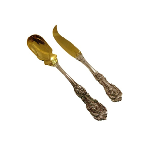 Vente en gros de couverts de style palais de luxe en acier inoxydable métal argenté antique avec manche en relief couteau fourchette cuillère - Product Image 6