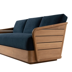 Sofá de Madera de Teca Sólida para Interiores y Semi-Exteriores, Muebles para Sala de Estar, Hotel, Villa, Resort, Área de Descanso - Product Image 5