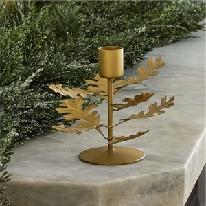 Candelabro Botánico Moderno Dorado - Candelabro Decorativo de Metal con Forma de Flor para Repisa y Comedor, Portavelas de Metal al por Mayor - Product Image 3