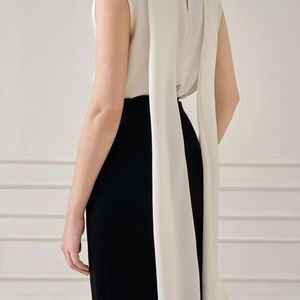 Faldas informales de alta calidad para mujer, falda larga de satén de seda HISM, ropa de mujer de cintura alta de satén Mison, logotipo personalizado, marca de lujo - Product Image 3