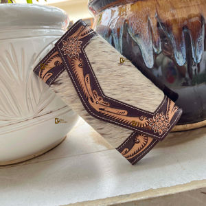 Bolso de mano de piel de vaca elegante tallado a mano cuero impermeable noche uso diario moda multiusos para mujeres - Product Image 1