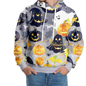 Sudadera con capucha estampada de algodón 100% para hombre, ropa de calle personalizada completa para invierno, alta calidad, personalizable, precio razonable - Product Image 3