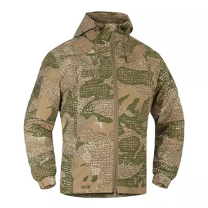 Spring Men's Hooded Windbreaker <b>Jacket</b> (Level 5)-Waterproof Windproof Breathable Knitted Spandex/Nylon Needle "VENTUS" - <b>CAMO</b> - Product Image 1