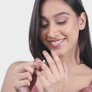 Anillo de flor de perla de plata-Joyería elegante y elegante - Product Image 2