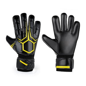 Gants de gardien de but haut de gamme avec paumes en latex à haute adhérence et rembourrage pour une protection de niveau professionnel - Product Image 1