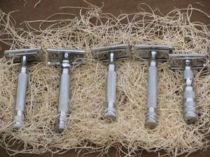 Rasoir de sécurité à barre inclinée, rasoir de sécurité à Double bord, rasoir de sécurité professionnel pour poteau de barbier rasoir lourd - Product Image 2