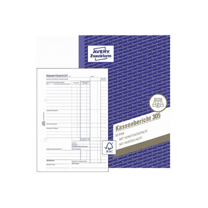 กระดาษบันทึกเงินสด AVERY ZWECKFORM 305 A5 50 แผ่นต่อแพ็ค ขนาด 10 แพ็ค - Product Image 2