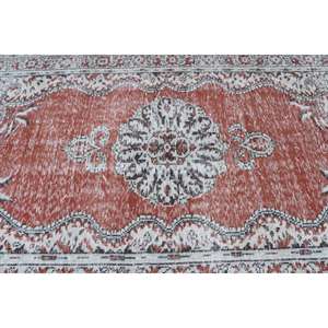 Alfombra Turca Grande de 5.3x9.2 pies, Alfombra Vintage, Alfombra Oriental Roja - Product Image 5