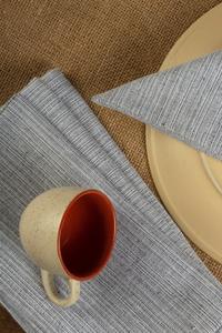 Ensemble de serviettes de cuisine tissées à séchage rapide 100% coton noir Chambrey carré de serviette pour la maison hôtels restaurants enfants-ensemble de 6 pièces - Product Image 2