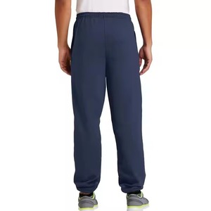 Pantalones de chándal extralargos para hombre, color gris claro, 100% algodón, cintura elástica informal, pantalones de gimnasio ligeros para correr y trotar - Product Image 2