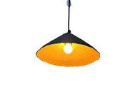 Lampe suspendue pivoine en papier mâché écologique pour salle à manger Design d'intérieur Plafonnier ovale Idée cadeau