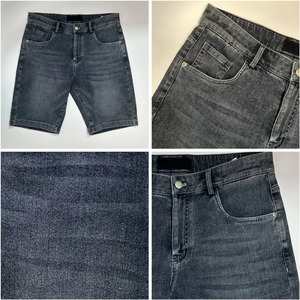 Skateboard para hombre, estilo callejero, patrón sólido, pantalones vaqueros, pantalones cortos multibotón con ajuste holgado y lavado ligero, transpirables - Product Image 4