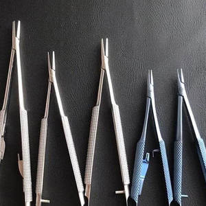 Ensemble d'instruments microchirurgicaux Medic porte-aiguilles manuels en acier inoxydable de haute qualité ciseaux Pentax chirurgical certifié CE - Product Image 3