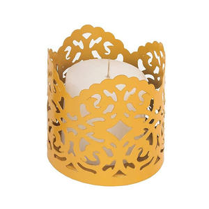 Superior Best Quality New Arrival Metal Iron <b>Candle</b> <b>Jar</b> <b>Candle</b> Holder <b>Candle</b> Votive Customized Size for Home Lighting Decoration - Product Image 1