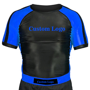 MOVATEXTILE MMA Rash Guard Set Hombres Venta al por mayor Sublimación Manga corta Rash Guard Camisa y Legging Uniforme MMA Fighting Wear Set - Product Image 5