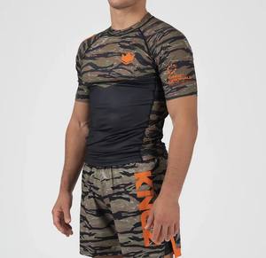 <b>MMA</b> <b>Rash</b> <b>Guard</b> Unisex Professional High Quality Spandex/Polyester Breathable Quick Dry Customizable Logo Color Martial Arts - Product Image 3