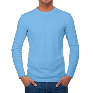 Meilleur prix T-shirts solides à manches longues pour hommes 100% coton respirant séchage rapide haute qualité Street Wear bas quantité minimale de commande - Product Image 1