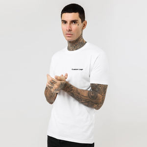 เสื้อยืดคอกลมสำหรับผู้ชายเสื้อลำลองแขนสั้นผ้าเจอร์ซีย์เสื้อสามส่วน - Product Image 4