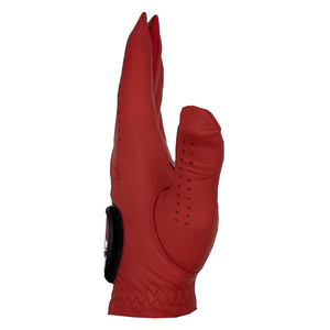 Export Quality Cabretta Leather Material Sports Golf <b>Gloves</b> <b>Moisture</b> Wicking and Flexible Strong Wrist Leather Palm Golf <b>Gloves</b> - Product Image 4