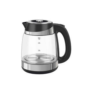 Hervidor Eléctrico de Vidrio Borosilicato con Base Giratoria de 360° y Función para Mantener Caliente. - Product Image 1