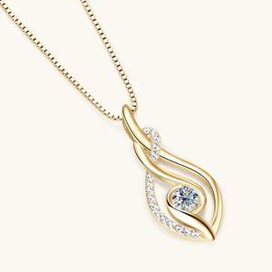 Infinity Pendant Necklace for Women, 18K Gold Plated 925 Sterling Silver <b>Love</b> Necklace Birthday Dainty Infinity <b>Knot</b> Necklace - Product Image 1