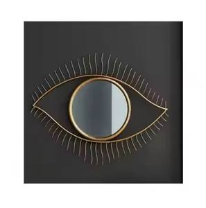 Customize Length Mirrors Decor <b>Wall</b> Framed Mirror Wooden Round Colombian Walnut Textured Gloss Wood Mirrors - Product Image 2