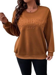 เสื้อสเวตเตอร์ลายนูนสำหรับผู้หญิงเสื้อสเวตเตอร์ดึงทับแบบกำหนดเองสำหรับผู้หญิง - Product Image 2